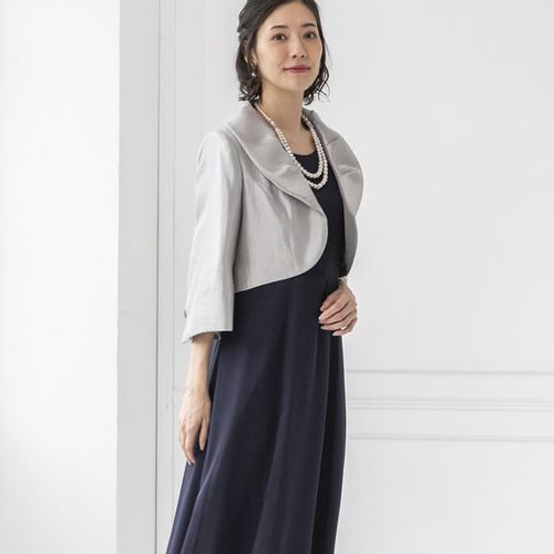 タグ付き soir dolce ふくれジャガードボレロジャケット ブラック 9号