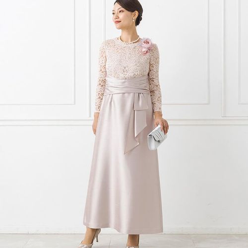 【東京ソワール】美品(１回着用) 結婚式 マザードレス ロング丈 ケープ付きマザーズドレス 9号・ネイビー｜東京ソワールオンラインストア