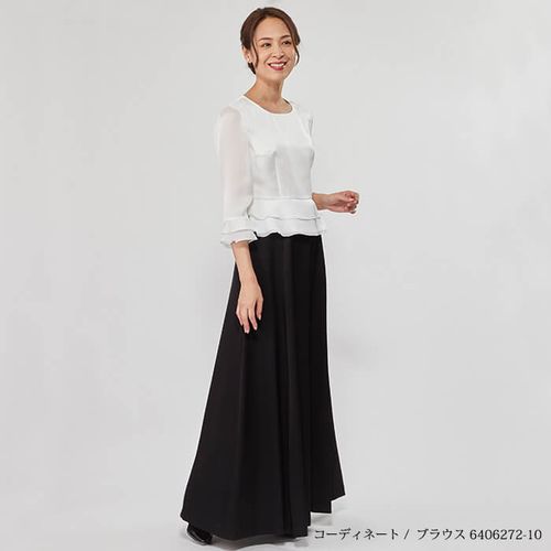 SOIR DOLCE ジャケット15号/オーガンジーロングフレアスカート13号 6425011_b18ee0afc7667cdc1f4190