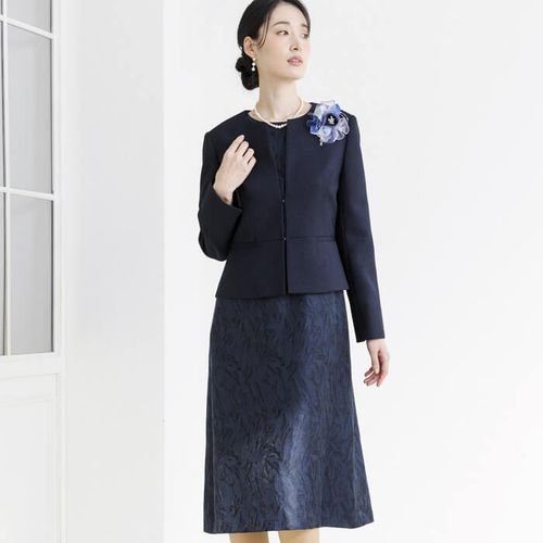 東京ソワール　9号　M   セレモニースーツセット　★ネックレス２本付き★ 楽天市場】【50％OFF】WEB限定商品 喪服 レディース ブラック