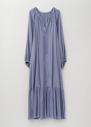 Cotton Voile Stripe Gather Dress | Pasand by ne Quittez pas