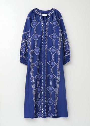 Cotton Voile Foil Flower Print Sleeve Dress | Pasand by ne Quittez