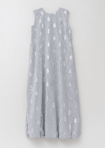 Cotton Poplin Stripe Foil Print Cami Dress | Pasand by ne Quittez