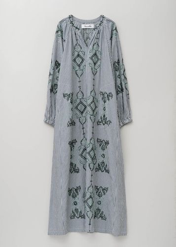 Cotton Voile Stripe Panel Dress | Pasand by ne Quittez pas