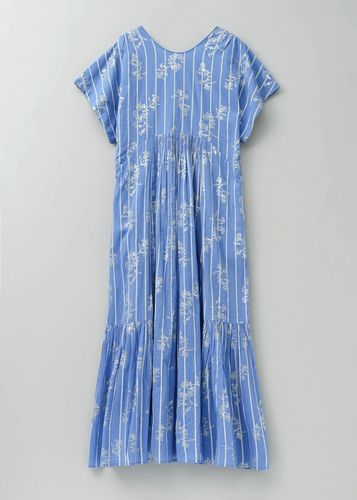 Cotton Poplin Stripe Foil Print Cami Dress | Pasand by ne Quittez