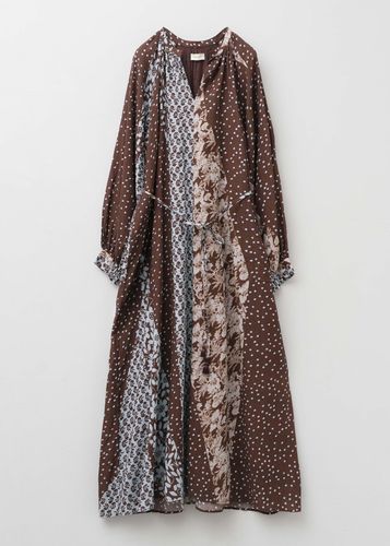 Cotton Voile Foil Flower Print Sleeve Dress | Pasand by ne Quittez