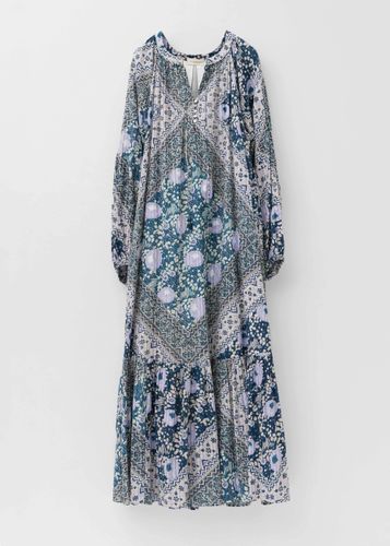 Cotton Jacquard Marigold Print Shirring Dress | Pasand by ne