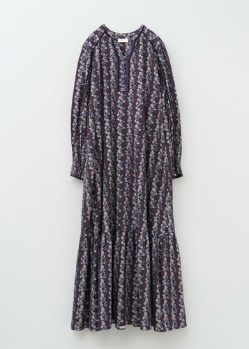 Shantoon Botanical Tile Print Tiered Dress | Pasand by ne Quittez