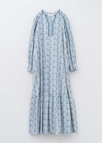 Cotton Poplin Stripe Foil Print Cami Dress | Pasand by ne Quittez