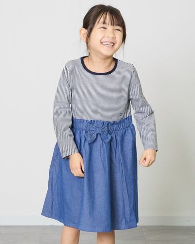 GIRLSパッチワークワンピース | ゴールデンベアストア
