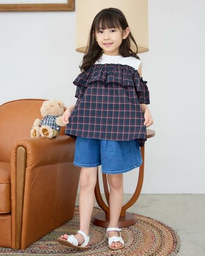 GIRLSパッチワークワンピース | ゴールデンベアストア