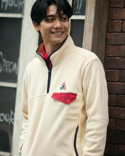 GB GOLFSPIKE ハーフZIPフリース | ゴールデンベアストア