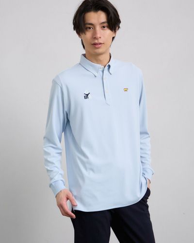 Golden Bearボーダー長袖ポロシャツ | ゴールデンベアストア