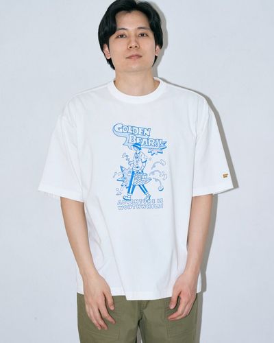 Golden BearバックプリントTシャツ / YUTAKA NOJIMA コラボレーション