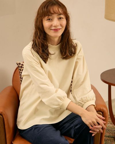 Golden Bearボタニカル染めジャカードブラウス | ゴールデンベアストア