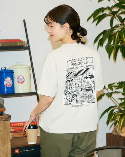 Golden BearバックプリントTシャツ / YUTAKA NOJIMA コラボレーション
