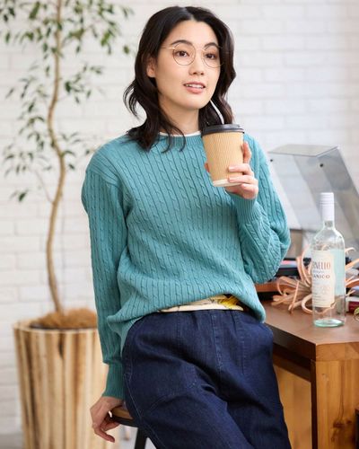 Golden Bearメッシュ編みニットベスト | ゴールデンベアストア