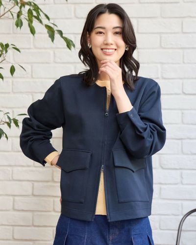 White Labelノーカラージャケット | ゴールデンベアストア