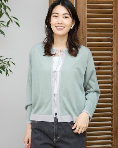 美品 コムデギャルソン ユニセックスニットベストＭ～Ｌミント色 Golden Bearメッシュ編みニットベスト | ゴールデンベアストア