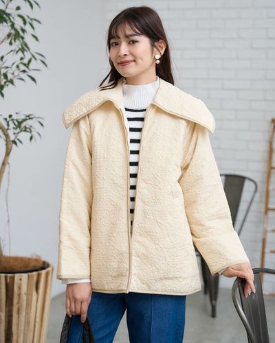 White Labelリバーシブルキルトジャケット | ゴールデンベアストア