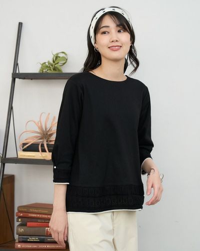 White Labelビスチェ付きプルオーバー | ゴールデンベアストア