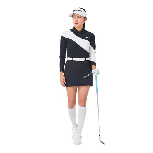 TaylorMade テーラーメイド　ポロシャツ スカート 上下セットアップ ウィメンズ】ツアー TMシック L/S ポロ｜APPAREL | TaylorMade