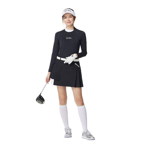 TaylorMade - テーラーメイド　レディースモックネック テーラーメイドゴルフ TG 【ストレッチUV】Vライン切替モック