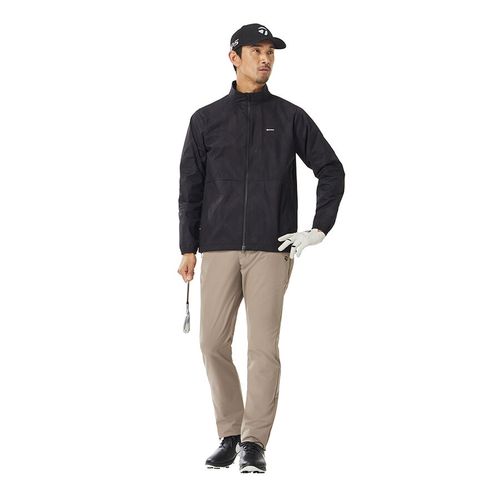 TaylorMade ゴルフジャケット Lサイズ ブラック マルチファンクショナルグラフィックジャケット｜APPAREL