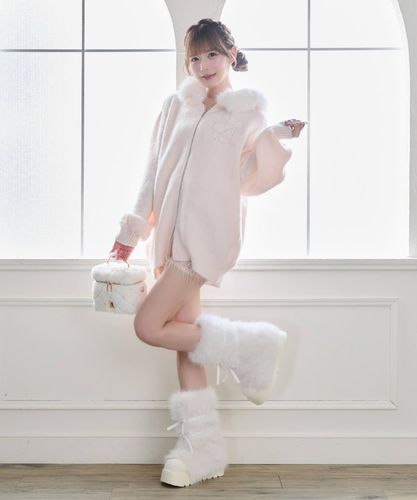 Premium order】ゆるたぽマシュマロフェイクファーパーカー | one