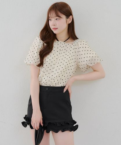 THREE SQUARE×VERYバルーン袖 トップス THREE SQUARE]バルーンスリーブブラウス | KOBUNSHA SELECT SHOP