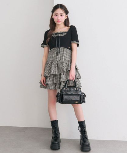 半袖カーデとミニワンピのセット | OLIVE des OLIVE(オリーブ デ