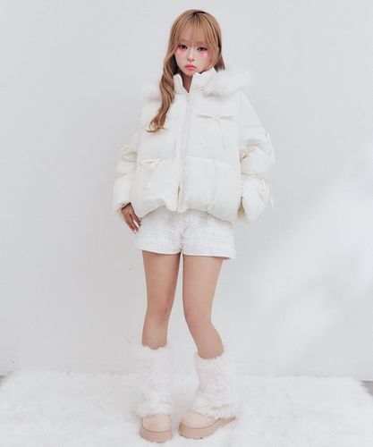 Snow fur ショートエコダウン | OLIVE des OLIVE(オリーブ デ オリーブ