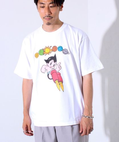 【激レア1点物】鉄腕アトム　ASTRO BOY紺　ブラックジャック黒Tシャツ着用 新商品】『鉄腕アトム』『ブラック・ジャック』のファッションT