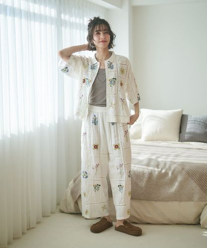 nane】【India series】パッチワーク刺繍パンツ | Remind me and