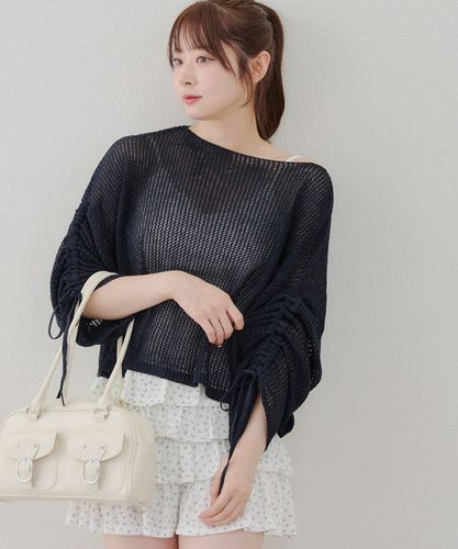 ivory beads　ミニスタンドネックのプルオーバー♪ 新色追加！全8色展開】メッシュドロストプルオーバー | Remind