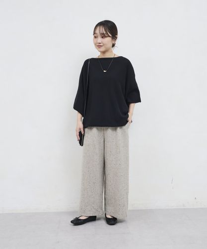 Beardsley ビアズリー カラーネップツイードパンツ ベージュ サイズ1 BEARDSLEY パンツ 「3サイズ展開」カラーネップツイードパンツ