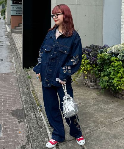 最終値✨ハローサンフランシスコ　フラワーカットアウトジャケット CIAOPANIC TYPY｜【HELLO.SANFRANCISCO】フラワーカットアウト