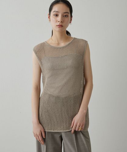 新品 ドローイングナンバーズ メッシュプレーンニット ブラック ワシメッシュリラックスニット | Drawing Numbers(ドローイング