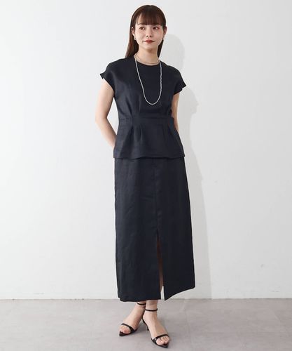 Drawing Numbers】ラミーサテンペプラムブラウス | Whim Gazette
