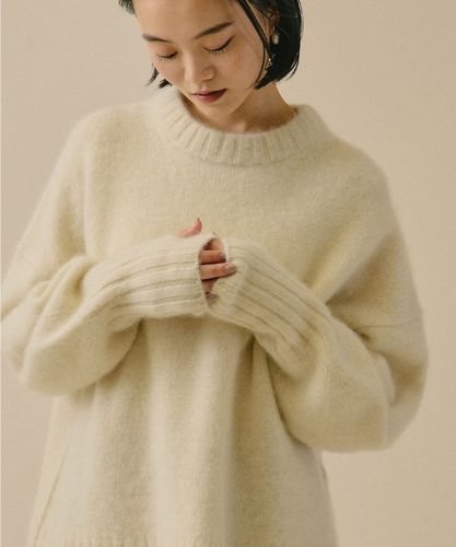 美品♪ガリャルダガランテ　リネン混　ニット　ゴールドプレート　オーバーサイズ　F GGZ1031205A0003_1.jpg