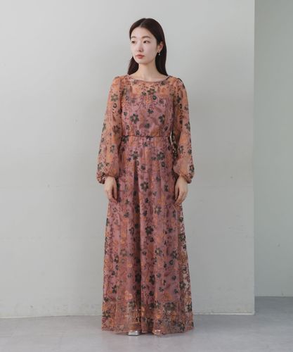 結婚式/オケージョンドレス】embroidery organdy dress | Kastane