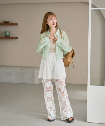 Kastane レースフリルパンツ　オーダー会限定 セール】【再販売/新色追加】レースフリルパンツ（その他パンツ