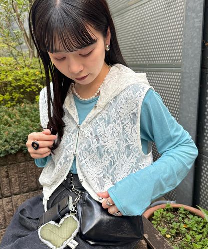 【yamada企画/WEB限定】レースノースリパーカー yamada企画/WEB限定】レースノースリパーカー | Kastane