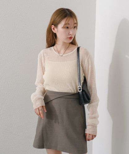 tシャツ 「WEB限定」ランダムチュールメローTEE レディース WEB限定】ランダムチュールメローTEE | Kastane(カスタネ