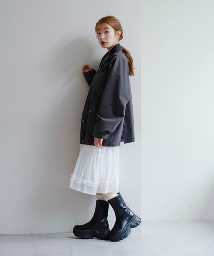 WEB先行/2025AW】モチーフ付きハンティングジャケット | Kastane