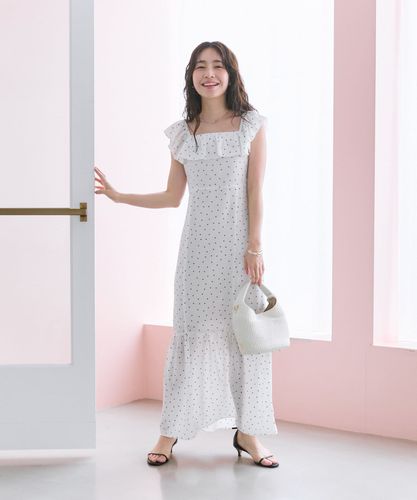ロングワンピース♡年中可愛い袖フリル♡お出かけデートに 半袖 ワンピース 黒 ティアード ふわふわ お出かけ おしゃれ