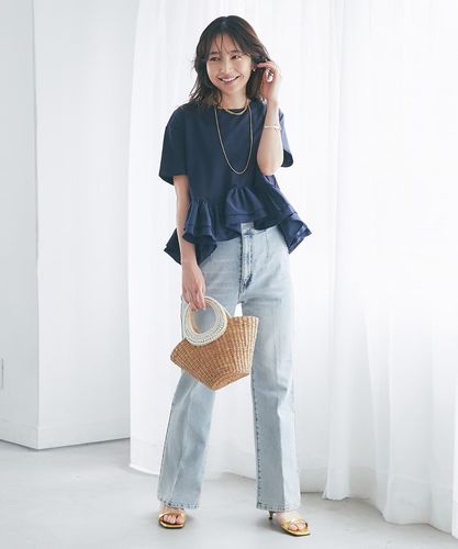 再入荷！・KAZUMI監修】ペプラムドッキングカットソー | La boutique