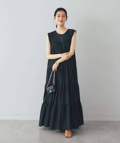 今すぐお届け！・2サイズ展開】ティアードワンピース | La boutique