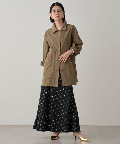 新品　ラウンジドレス　サテンナロースカート　カーキ サテンナロースカート | LOUNGEDRESS(ラウンジドレス)レディース