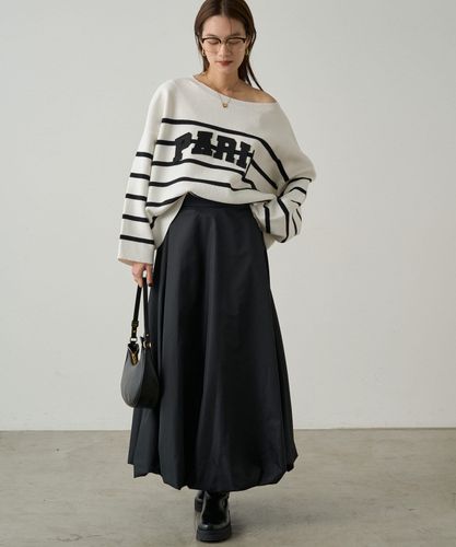 追加生産決定！】ボーダーロゴニット | LOUNGEDRESS(ラウンジ